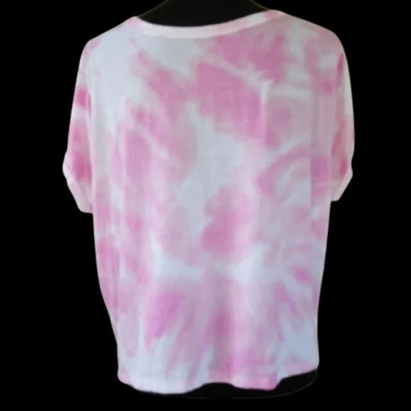 Looney Tunes Characters Bubblegum Pink T-shirt Tie-Dye Cartoon Tee (2X) - Picture 8 of 13